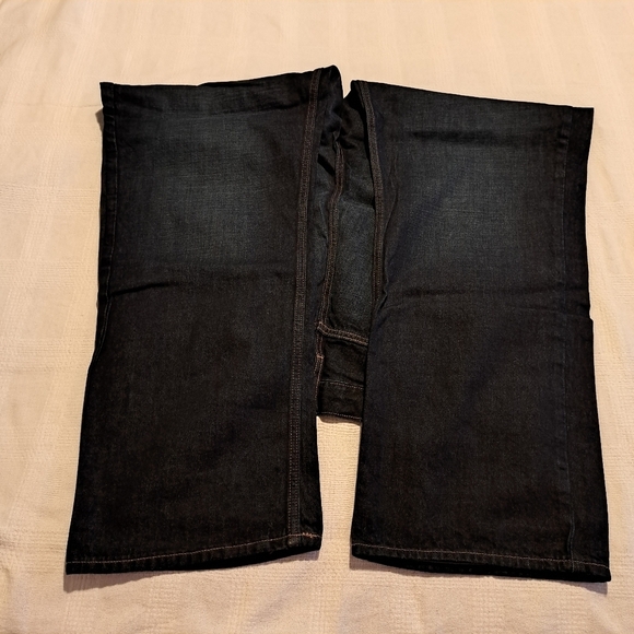 Old Navy men's size 42 x 32 dark wash loose fit jeans New - Picture 2 of 7